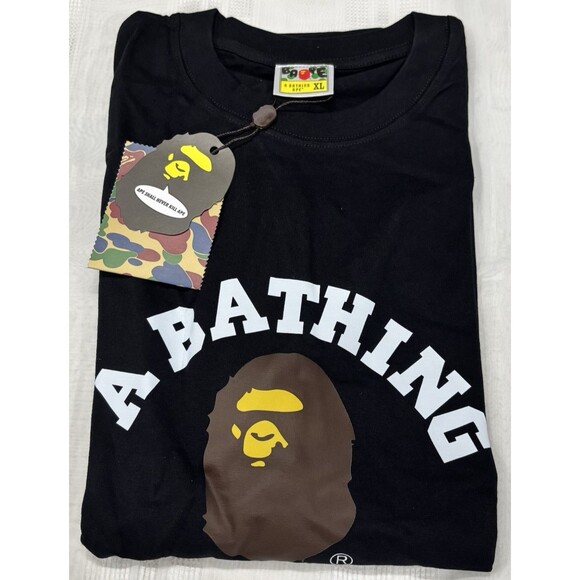 A Bathing Ape Other - A Bathing Ape Black and White T Shirt Size XL Bape Ape Gorilla Head NWT